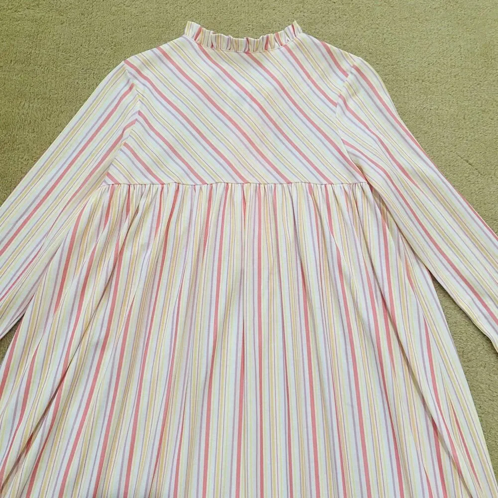 Kit’s Striped Nightie Girls Size M American Girl Pjs Pajama Dress Like Your Doll
